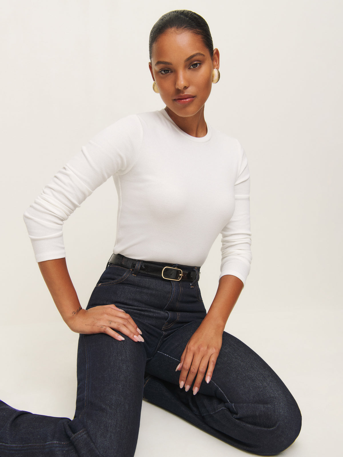 davy long sleeve crewneck tee