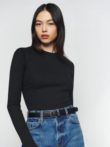 davy long sleeve crewneck tee