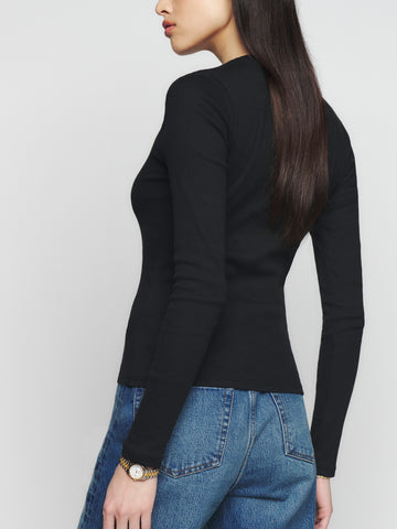 davy long sleeve crewneck tee