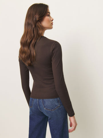 davy long sleeve crewneck tee