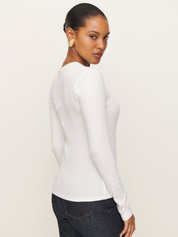 davy long sleeve crewneck tee