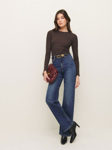 davy long sleeve crewneck tee