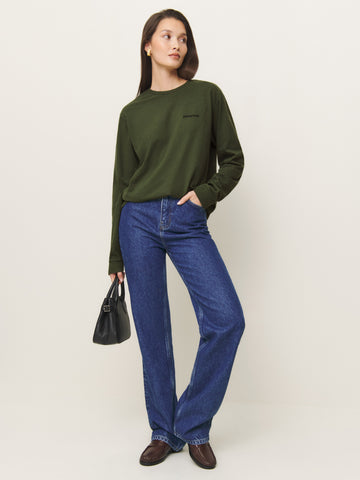 patagonia m's l/s p-6 logo responsibili-tee