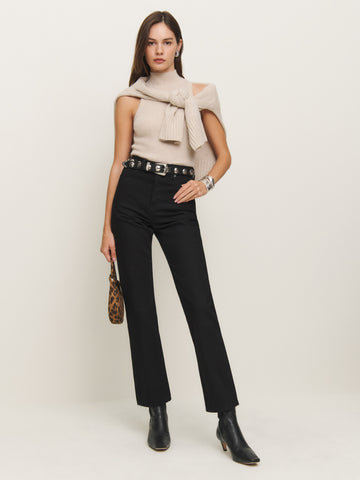 cynthia high rise straight jeans