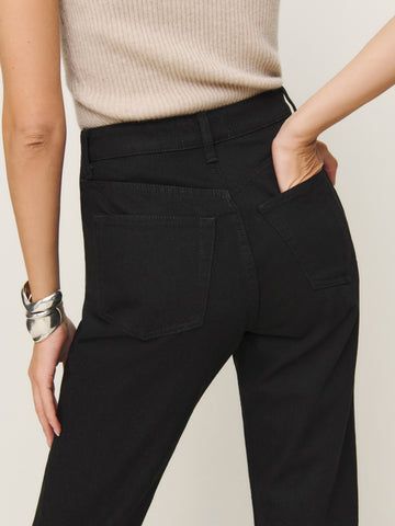 cynthia high rise straight jeans