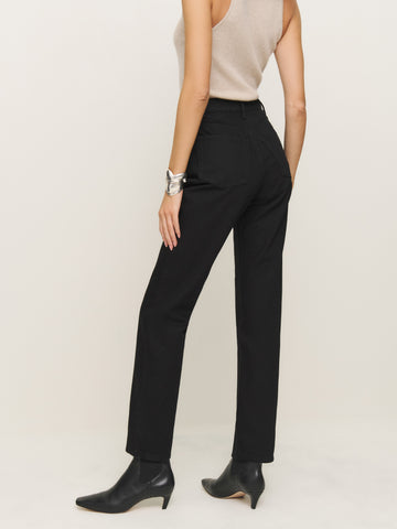 cynthia high rise straight jeans
