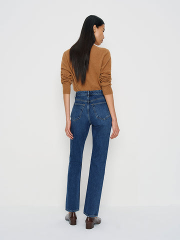 cynthia high rise straight jeans