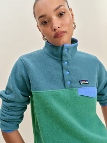 patagonia w's lightweight synchilla snap-t pullover