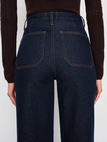 alyssa stretch high rise wide leg jeans