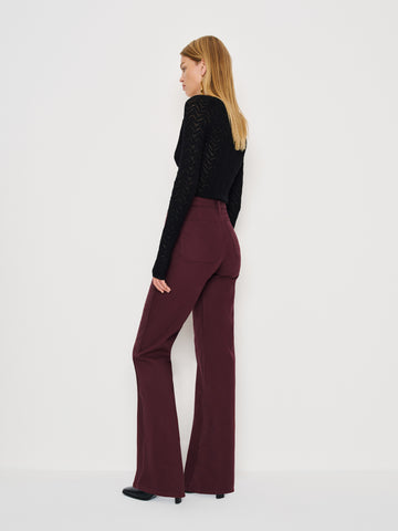 alyssa stretch high rise wide leg jeans