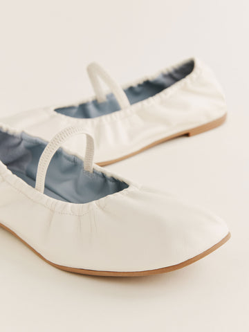 buffy ruched ballet flat