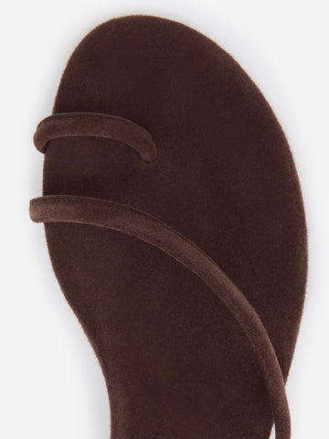 ludo toe ring strappy flat sandal