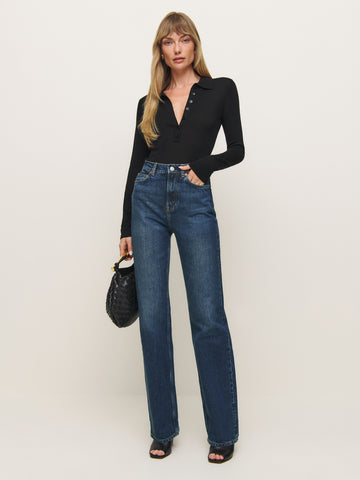 wilder high rise wide leg jeans