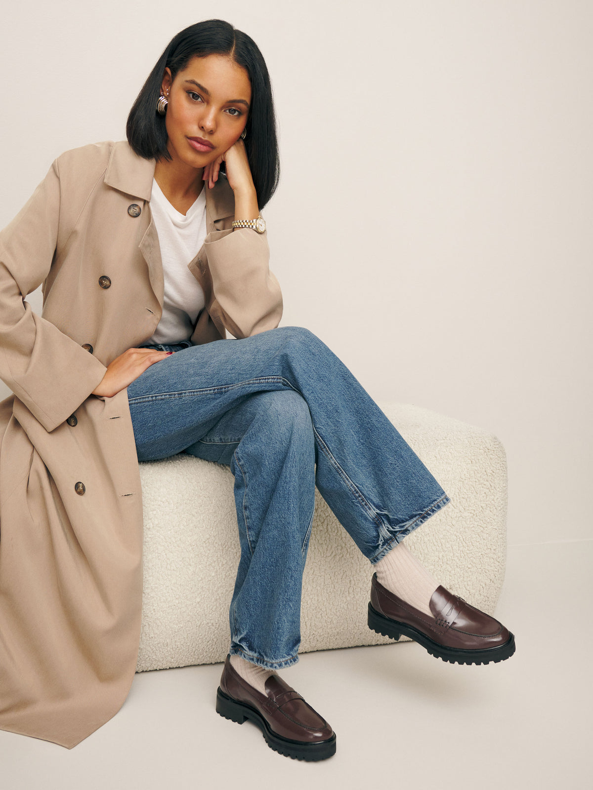 agathea chunky loafer