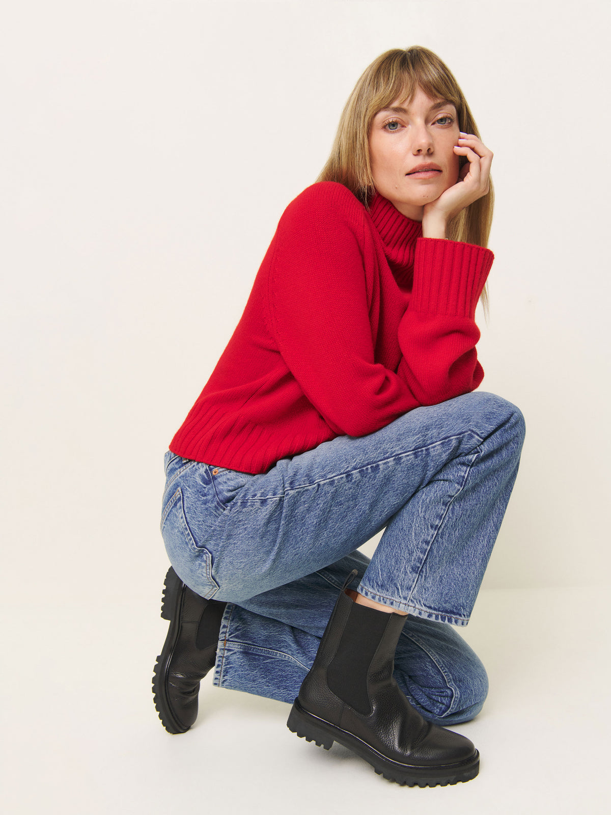 katerina lug sole chelsea boot