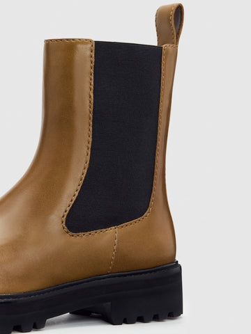 katerina lug sole chelsea boot