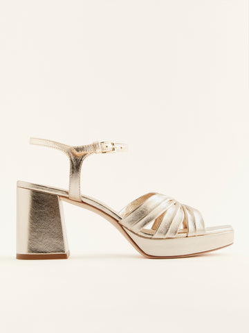 maize platform sandal