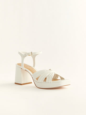 maize platform sandal