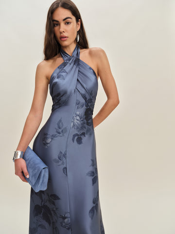 veria silk dress