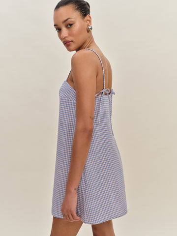 aubree linen dress