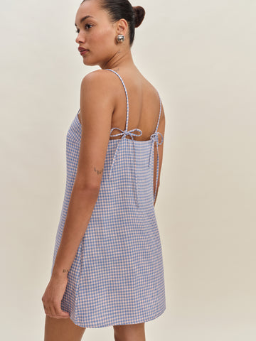 aubree linen dress