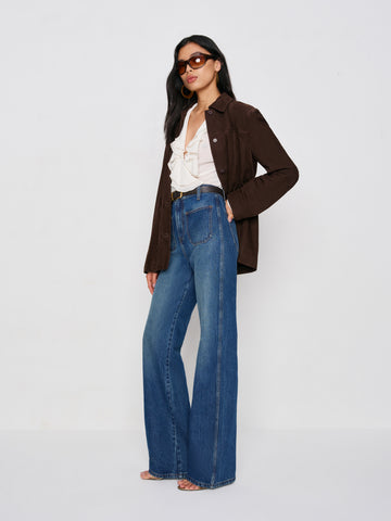 alyssa high rise wide leg long jeans