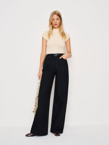 cary high rise slouchy wide leg jeans