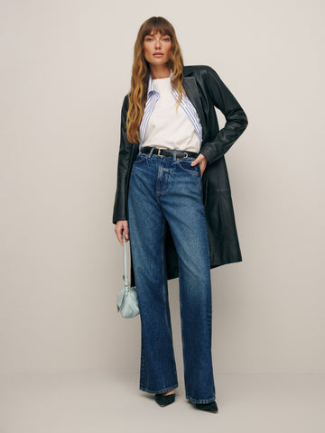 cary high rise slouchy wide leg jeans