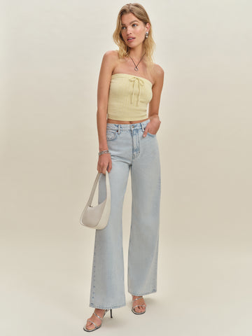 cary high rise slouchy wide leg jeans