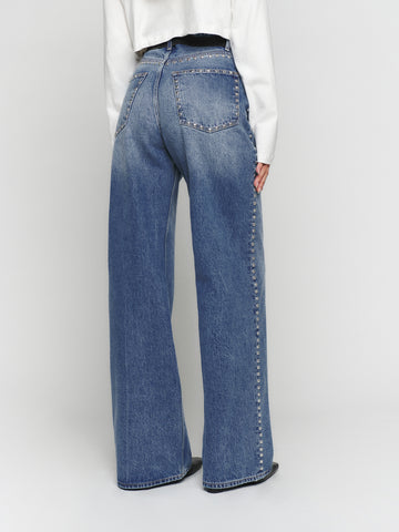 cary high rise slouchy wide leg jeans