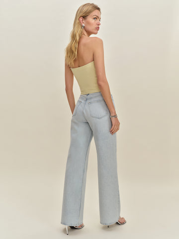 cary high rise slouchy wide leg jeans