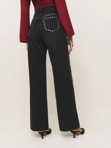 cary high rise slouchy wide leg jeans