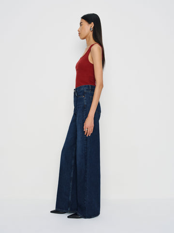 cary high rise slouchy wide leg jeans