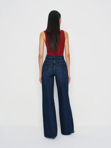 cary high rise slouchy wide leg jeans
