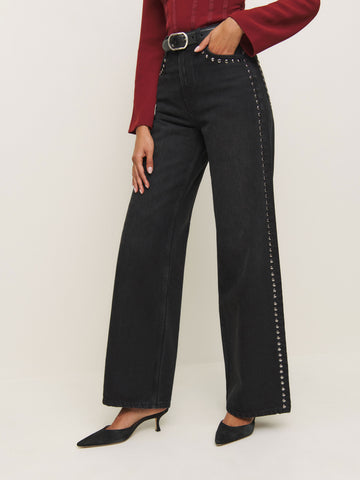 cary high rise slouchy wide leg jeans