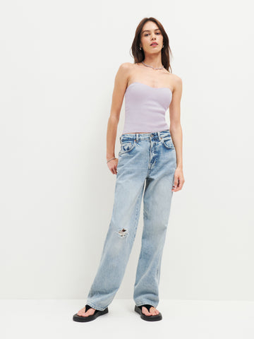 jenni strapless sweater