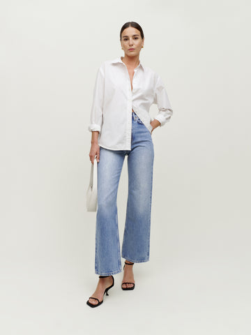 wilder high rise wide leg cropped jeans