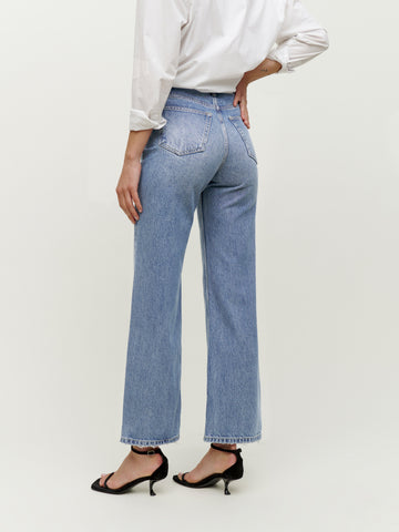 wilder high rise wide leg cropped jeans