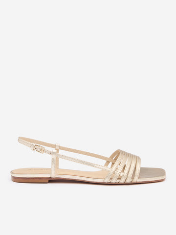 millie lattice flat sandal