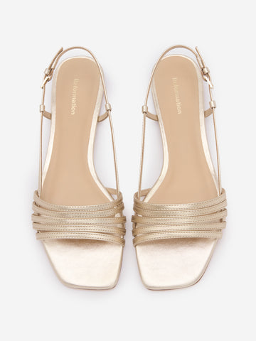 millie lattice flat sandal