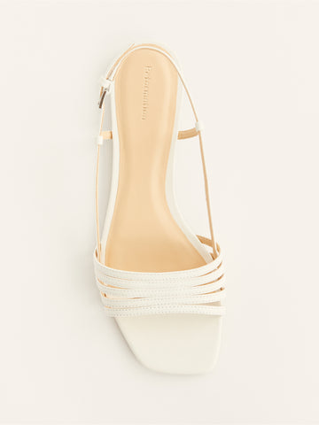 millie lattice flat sandal