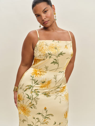 frankie silk dress es