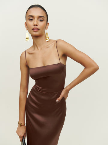 petites frankie silk dress