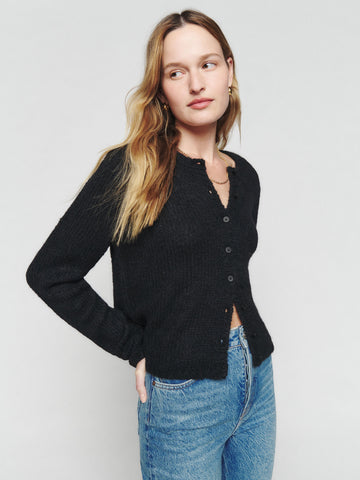 clara crew cardigan