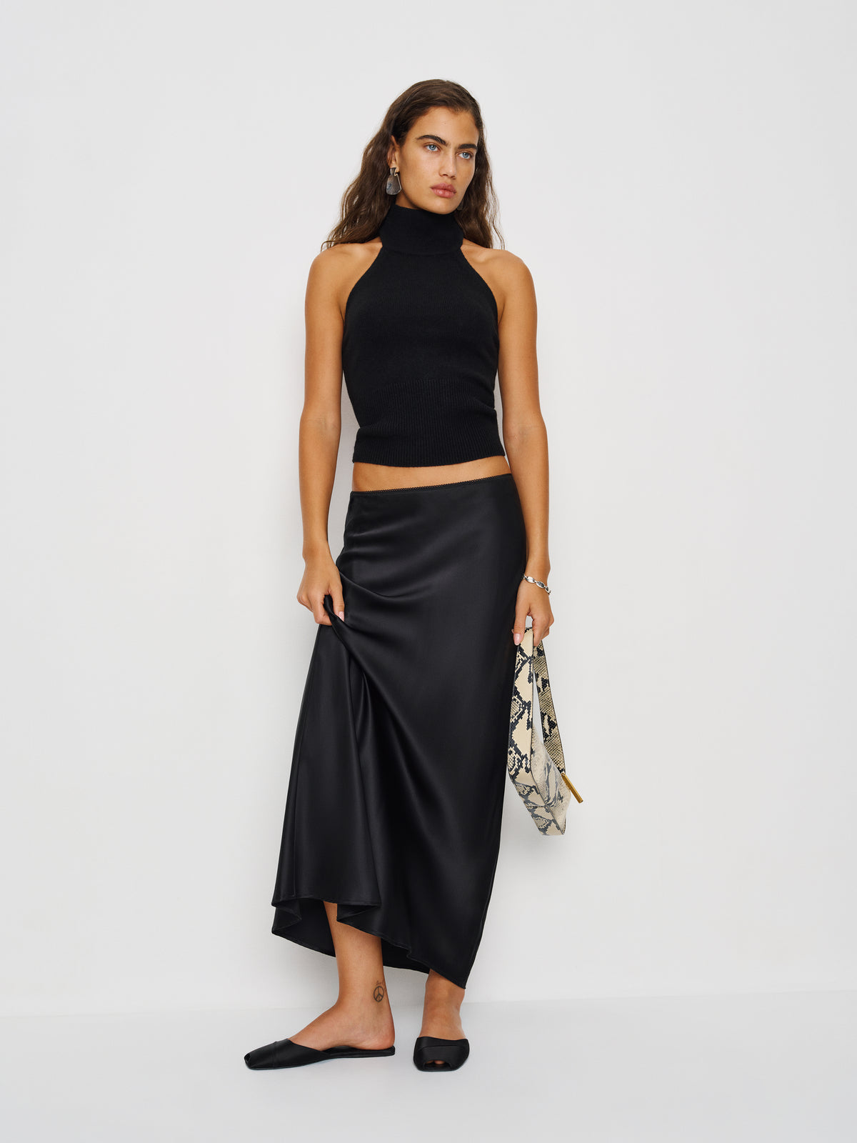 layla silk skirt