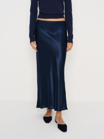 layla silk skirt