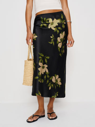 layla silk skirt