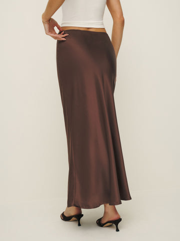 layla silk skirt