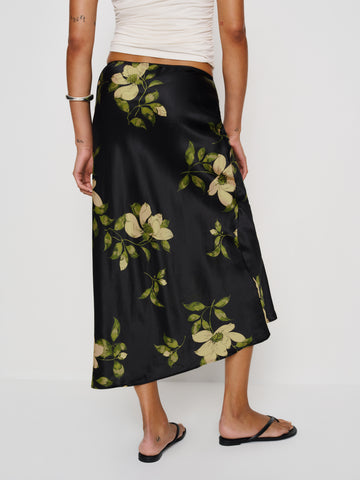 layla silk skirt
