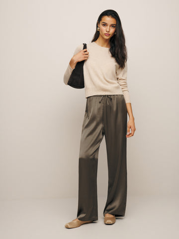 olina silk pant